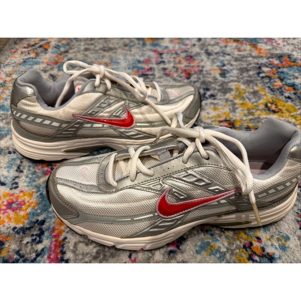 Nike Womens Initiator 394053-101 White Casual Shoes Sneakers Size 9.5